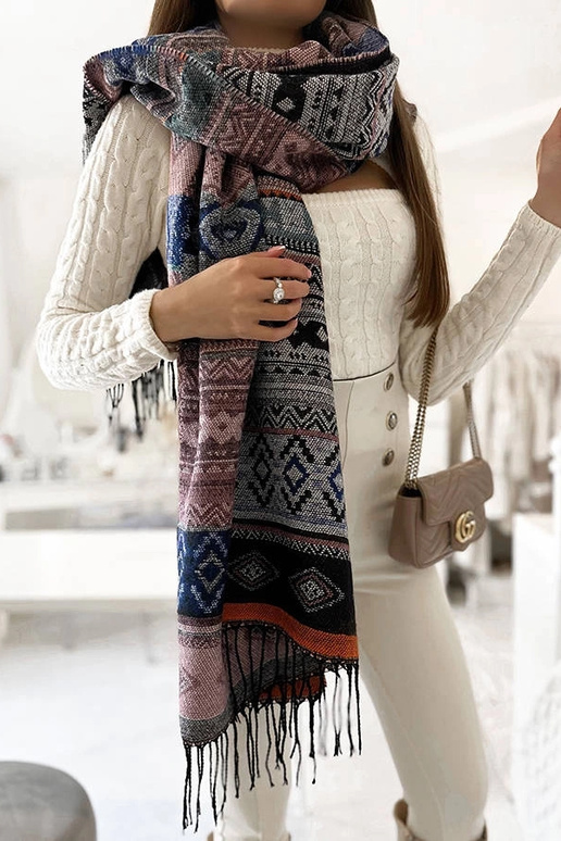 Oranžová šatka Kobe