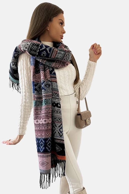 Oranžová šatka Kobe