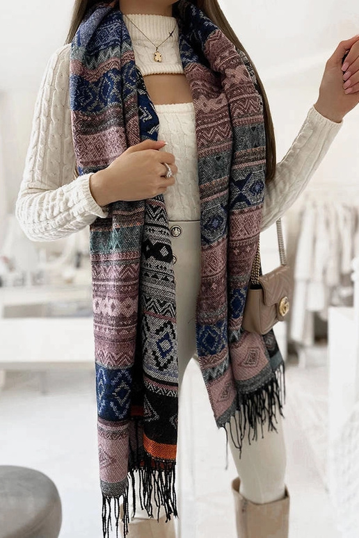 Oranžová šatka Kobe