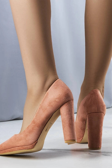 Emmine ružové lodičky na vysokom opätku 2