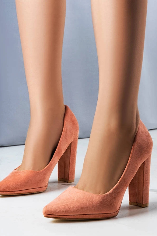 Emmine ružové lodičky na vysokom opätku