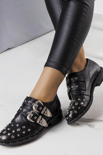 Čierne poltopánky Boisi 2