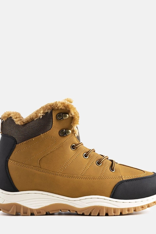 Hnedé zateplené čižmy Violette