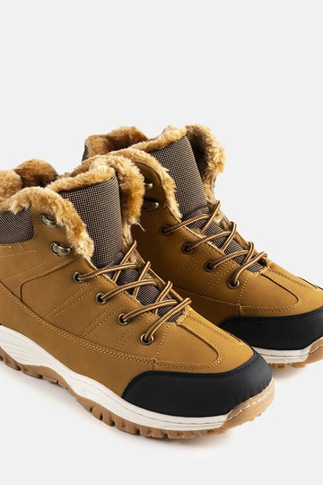 Hnedé zateplené čižmy Violette 2