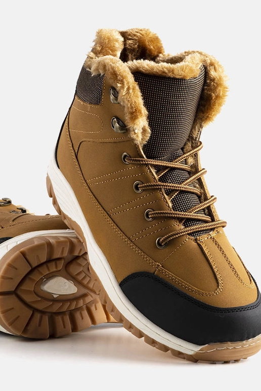 Hnedé zateplené čižmy Violette