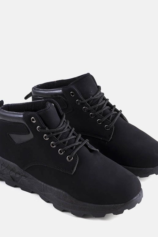 Čierne zateplené čižmy Tristen