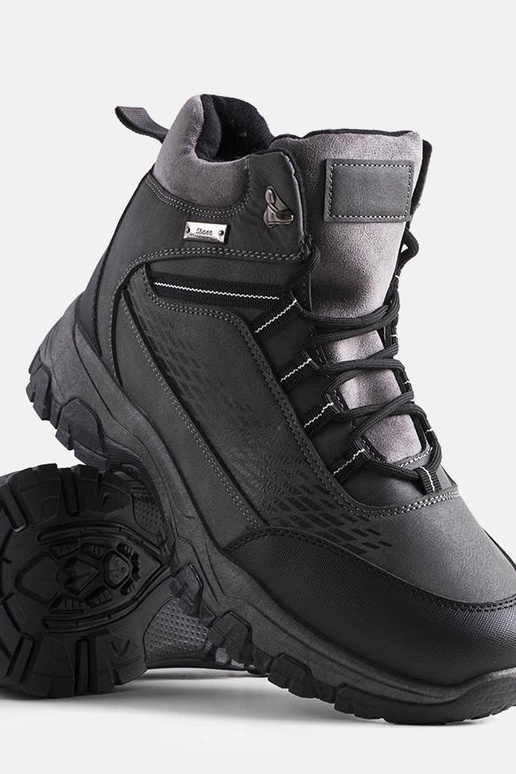 Zateplené turistické topánky Jaxx Grey