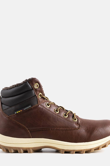 Hnedé zimné turistické...