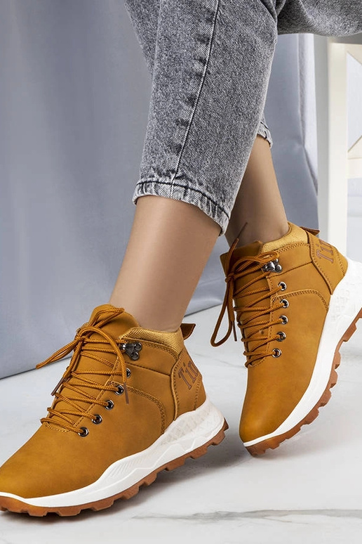 Hnedé zateplené dámske turistické...