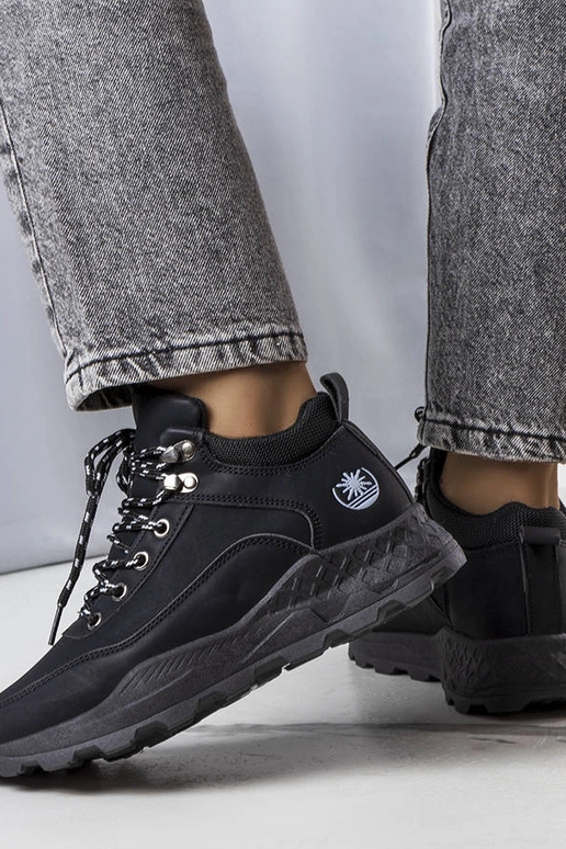 Čierne zateplené dámske čižmy Durani