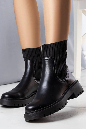 Čierne zateplené členkové... 2