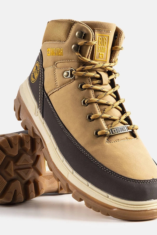 Hnedé pánske čižmy Big Star KK174119