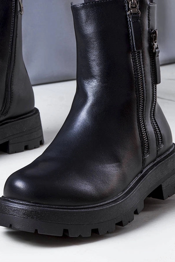 Čierne zateplené čižmy Ferry 2