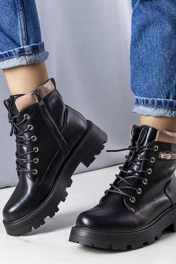 Čierne zateplené čižmy Artois