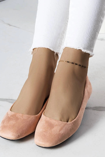 Eko-suede balerínky Jules Pink 2
