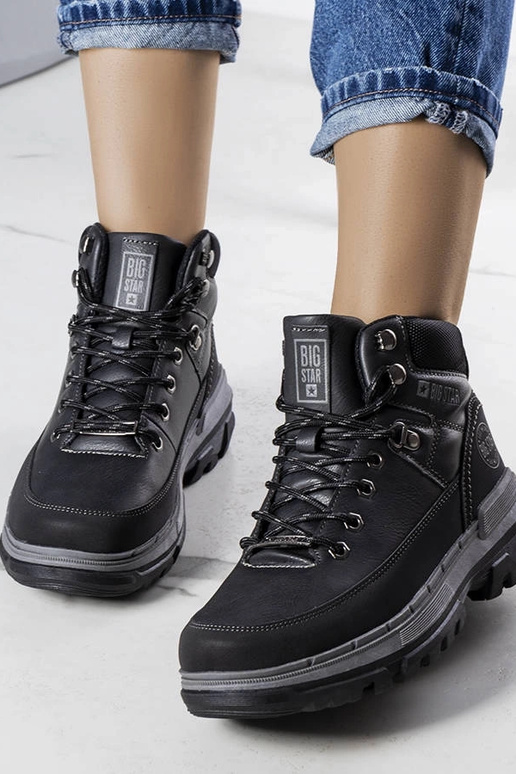 Čierne čižmy Big Star KK274222 ČIERNA