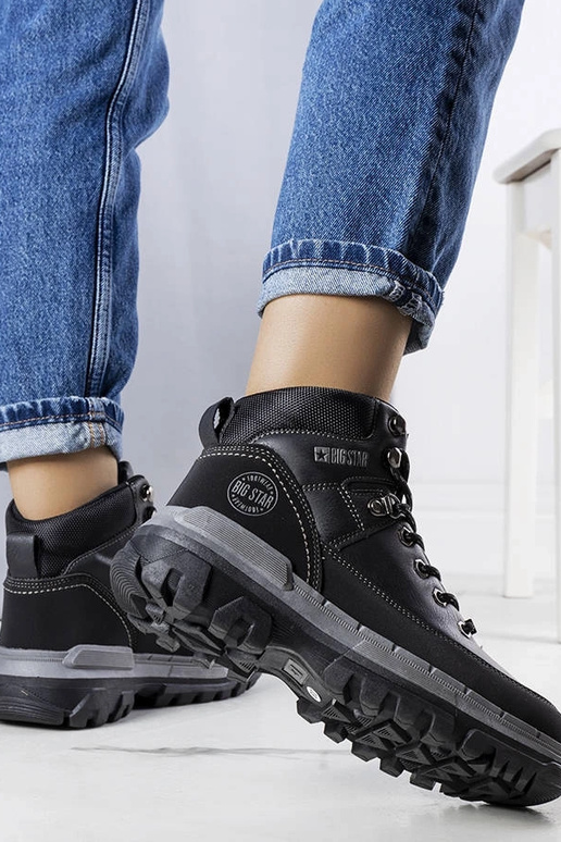 Čierne čižmy Big Star KK274222 ČIERNA