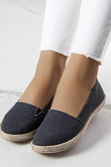 Čierne dámske espadrilky Amiral