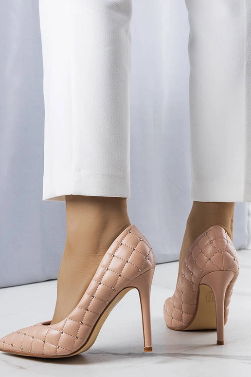 Ružové prešívané podpätky Dayton Ružové prešívané podpätky Dayton