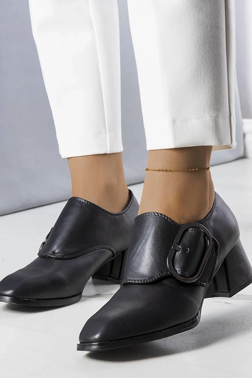 Ailani čierne lodičky s podpätkom Ailani čierne lodičky s podpätkom