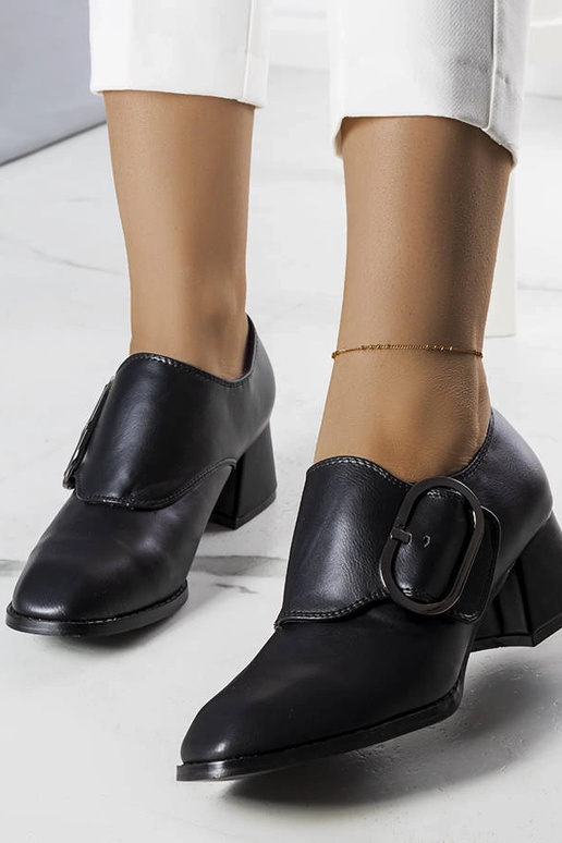 Ailani čierne lodičky s podpätkom Ailani čierne lodičky s podpätkom