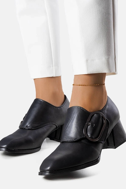 Ailani čierne lodičky s podpätkom Ailani čierne lodičky s podpätkom