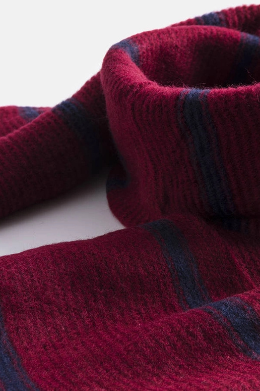 Bordová šatka s námorníckymi prúžkami...