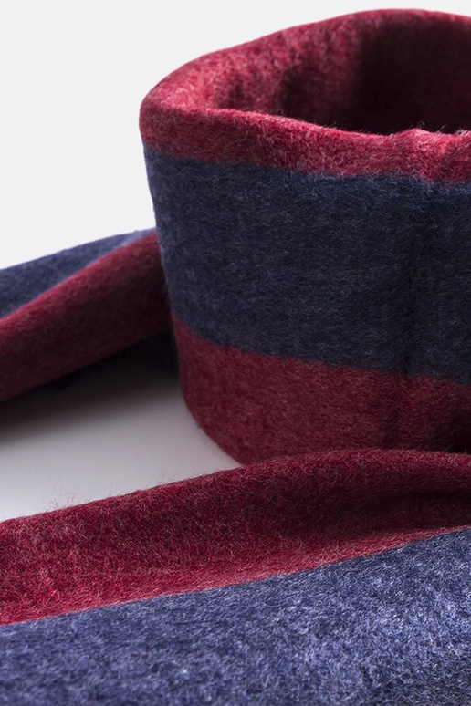 Námornícka modrá a červená šatka so...