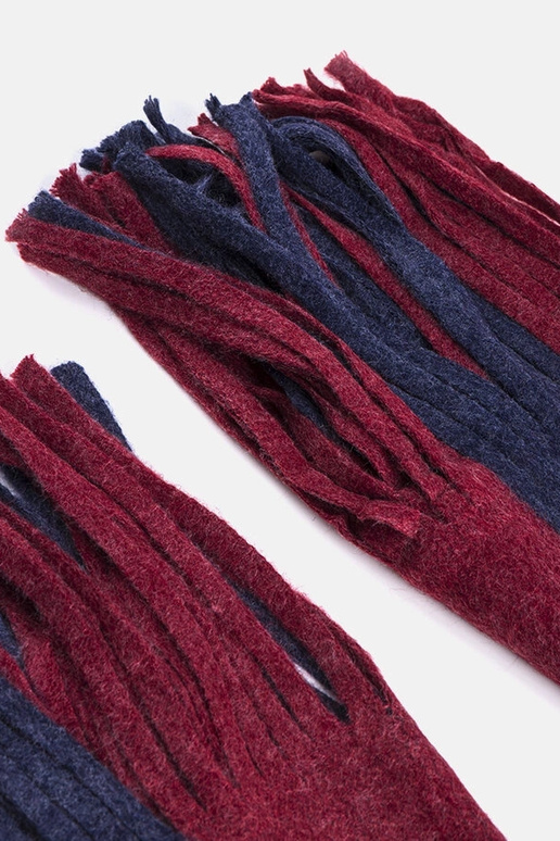 Námornícka modrá a červená šatka so...