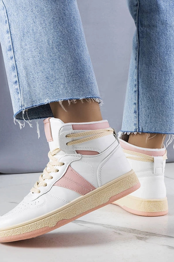 Ružové vysoké tenisky Robin