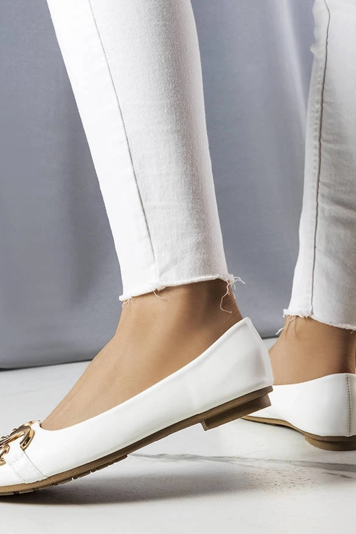 Shawnine biele balerínky so...