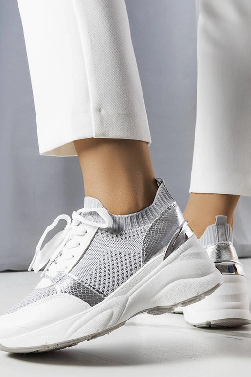 Annine sivé tenisky na kline