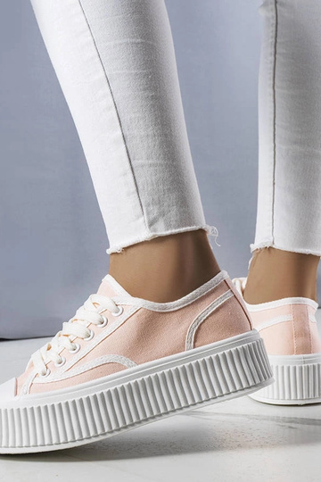 Svetloružové tenisky na...