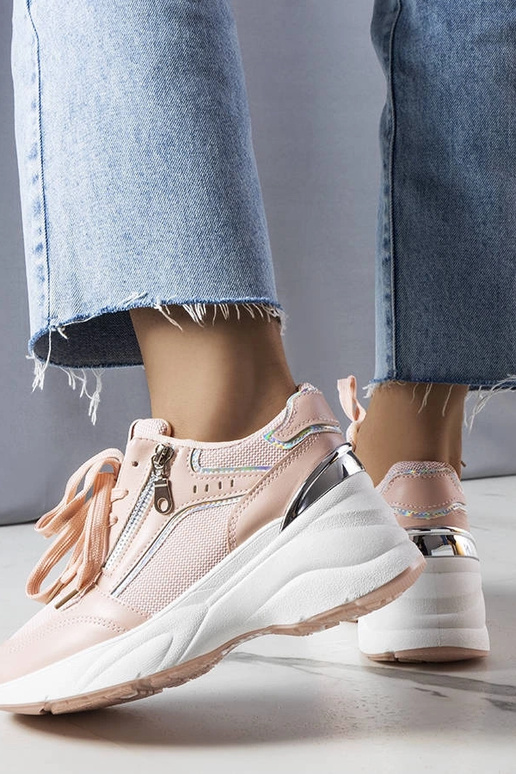 Ružové tenisky Stacey's Wedge