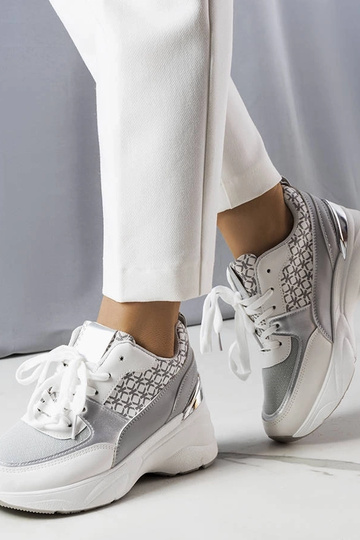 Šedé športové topánky s...