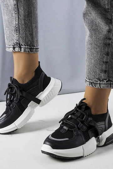 Peggy čierne ponožkové tenisky