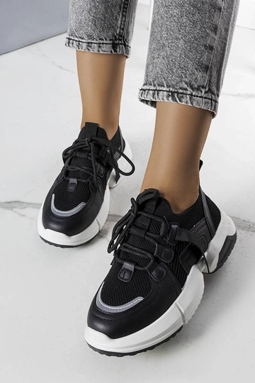 Peggy čierne ponožkové tenisky 2