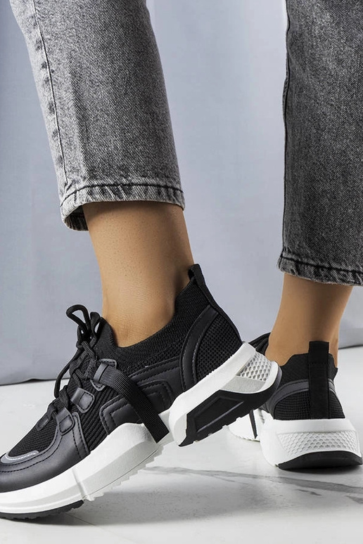 Peggy čierne ponožkové tenisky