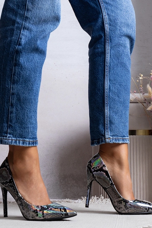 Patentované podpätky Ella Silver