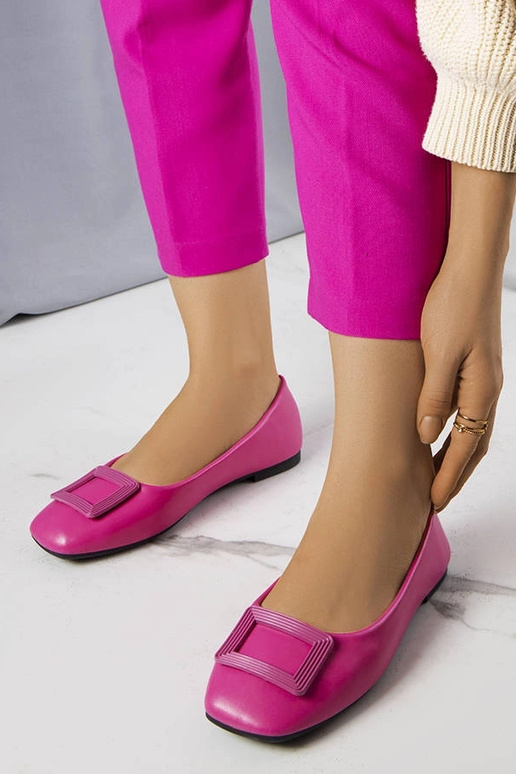 Ružové balerínky s prackou Sheller