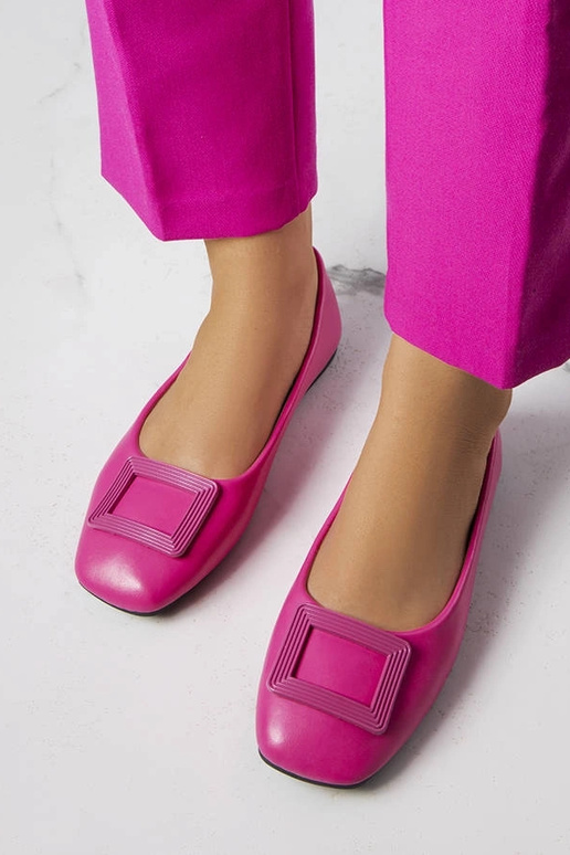 Ružové balerínky s prackou Sheller