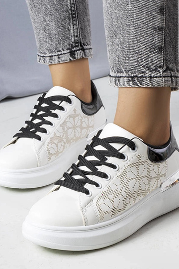 Čierno-biele perforované...