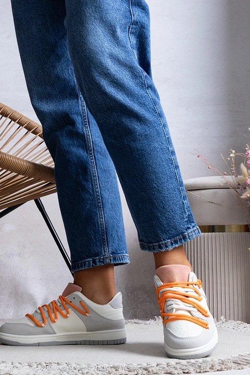 Šedé dámske tenisky, tenisky na...