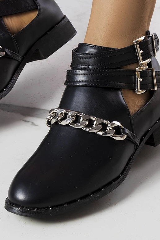 Čierne členkové čižmy Ratté Cutout Čierne členkové čižmy Ratté Cutout