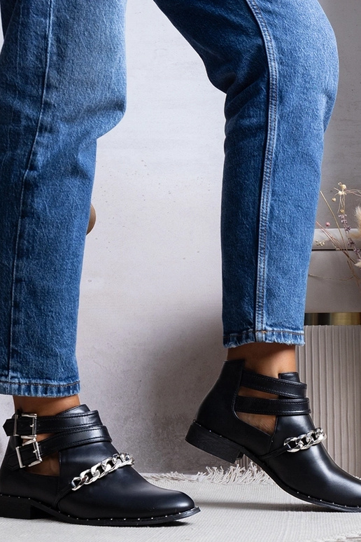 Čierne členkové čižmy Ratté Cutout Čierne členkové čižmy Ratté Cutout