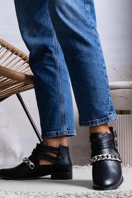 Čierne členkové čižmy Ratté Cutout Čierne členkové čižmy Ratté Cutout