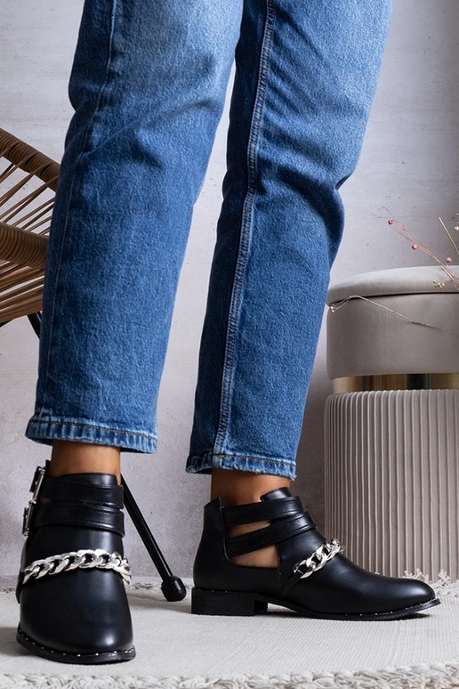 Čierne členkové čižmy Ratté Cutout Čierne členkové čižmy Ratté Cutout