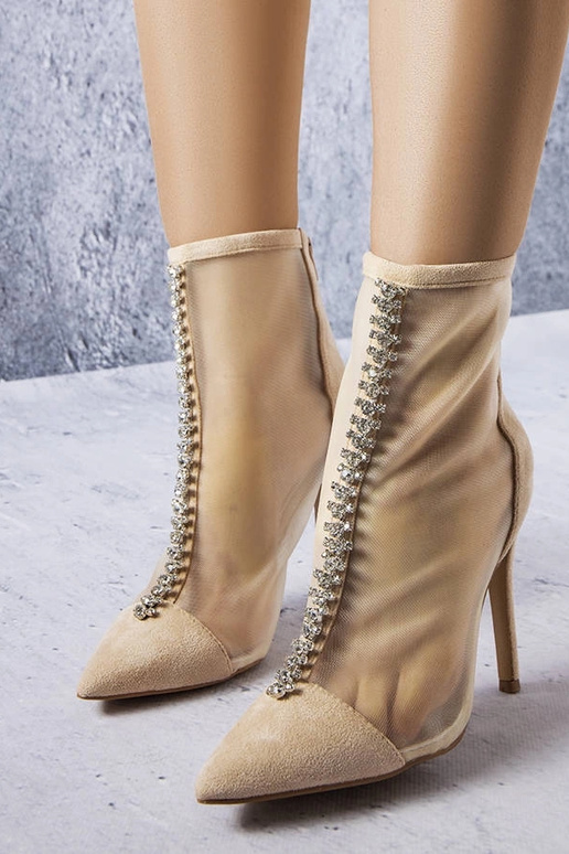 Pieskové členkové topánky so...