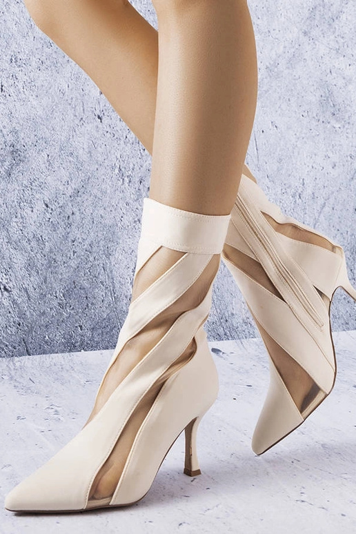 Pieskové členkové topánky s...