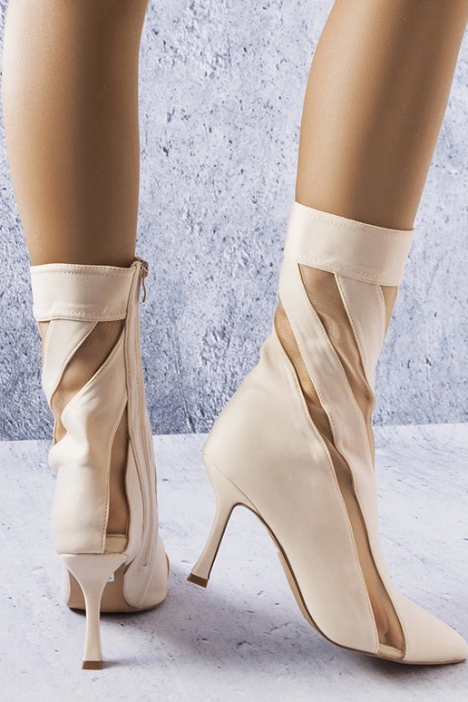 Pieskové členkové topánky s...